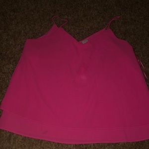 Hot pink tank